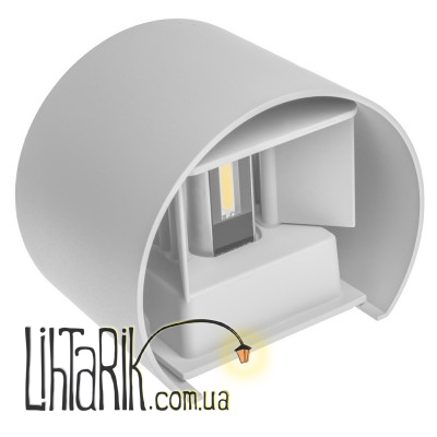 AL-252/6W NW LED IP54 GY подсветка (Brille 34-217)