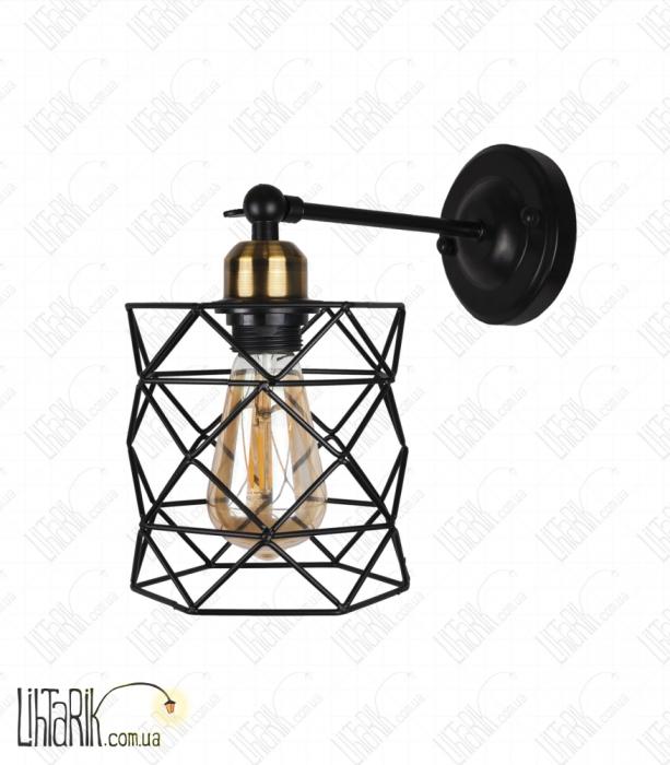 Levistella настенный светильник 756WPR105F-1 BK BRONZE (756WPR105F-1 BK+BRONZE)