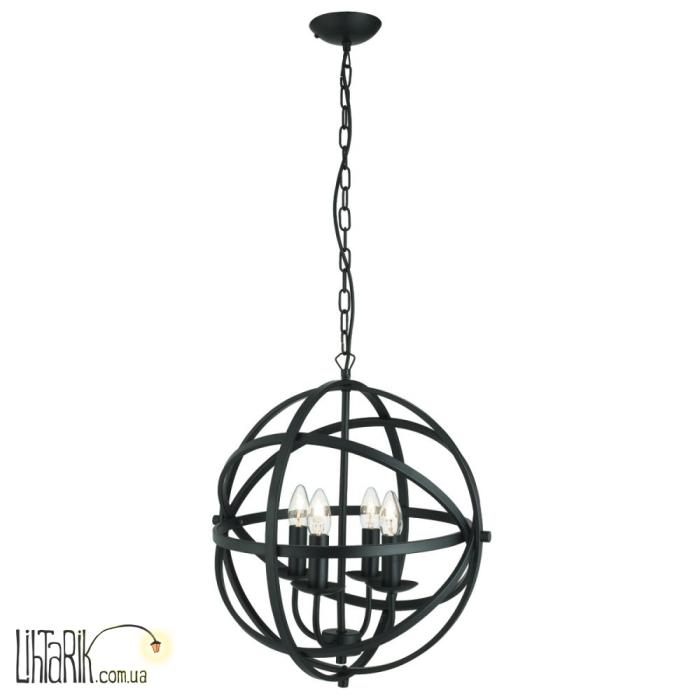 Подвесной светильник Searchlight ORBIT 2474-4BK