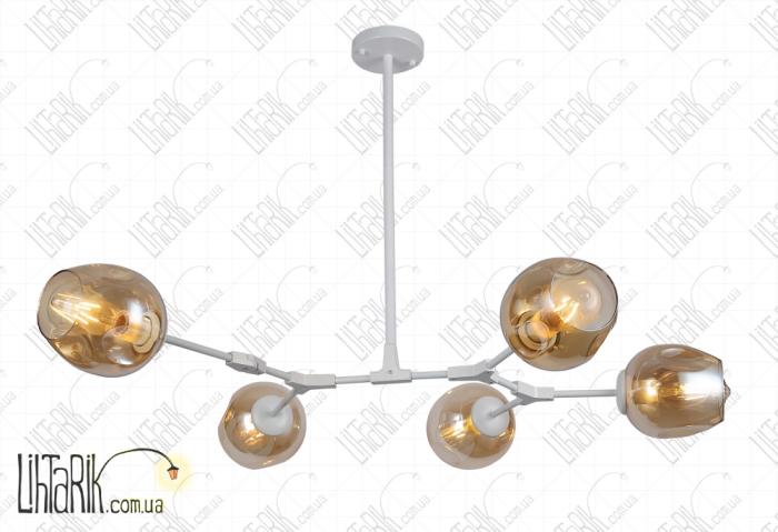 Levistella потолочная подвесная люстра 752L7731-5 WH BR (752L7731-5 WH+BR)