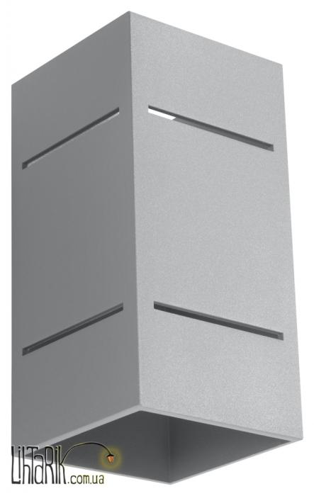 SOLLUX LIGHTING Светильник настенный BLOCCO Szary SL.0479