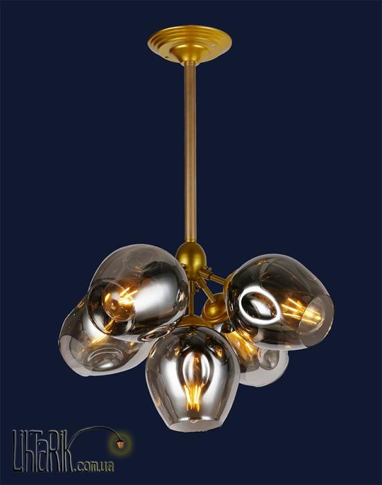 Levistella Подвесная люстра 756LPR660005-5 GD BR (756LPR660005-5 GD+BR)