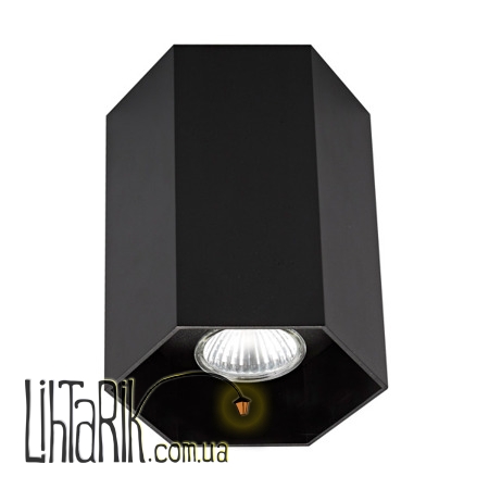 Потолочный светильник Zuma Line POLYGON CL 1L 20067-BK