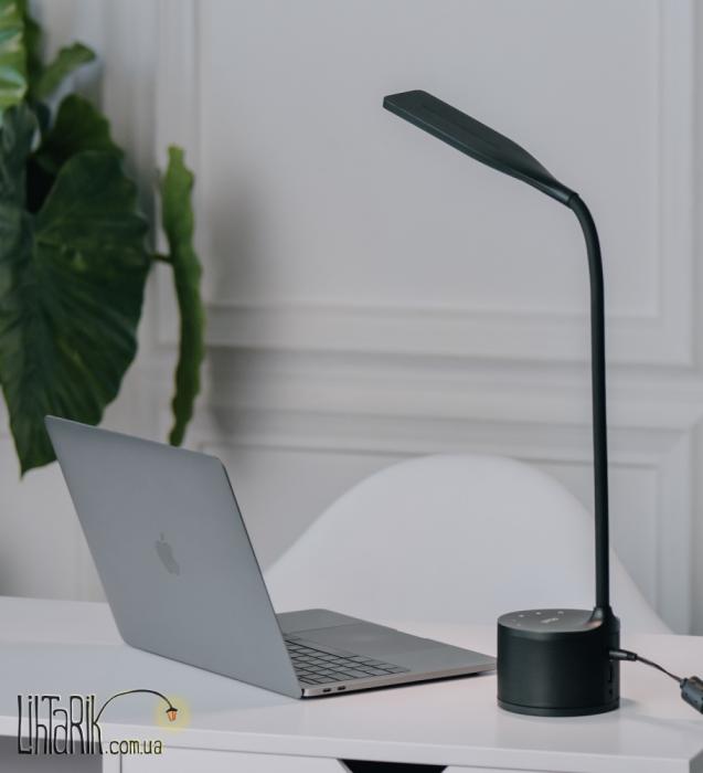 Настольная лампа NOUS S7 с Bluetooth колонкой Black