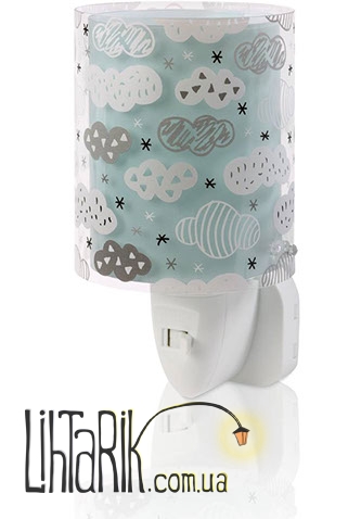 Детский ночник в розетку Dalber Clouds Green - 41415H