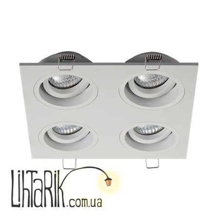 Потолочный светильник Zuma Line CHUCK DL4 SQUARE 20069-WH