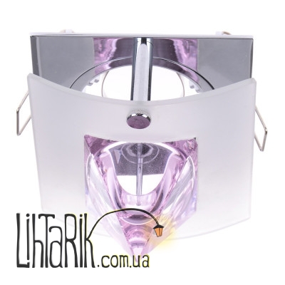 HDL-DS 60 CHR/PINK светильник точечный декоративный (Brille 163899)