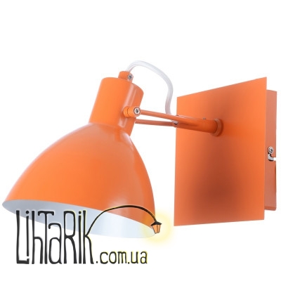 BL-128W/1 E27 OR бра модерн оранжевого цвета (Brille L95-009)