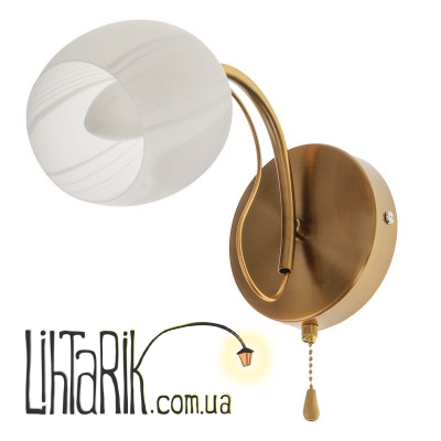 LK-646W/1 E27 AB бра (29-085)