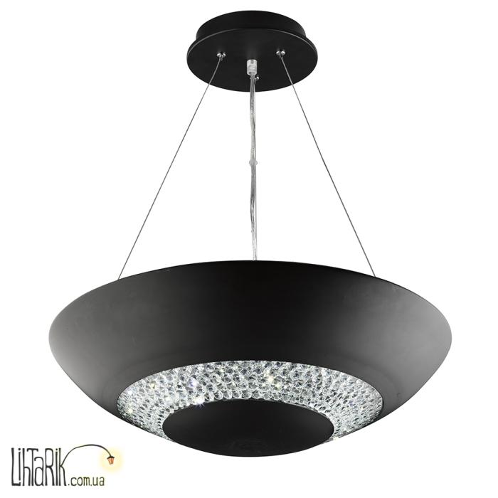 Подвесной светильник Searchlight Halo 3448-8BK