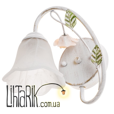 BKL-521W/1 E27 WH бра (Brille 29-043)