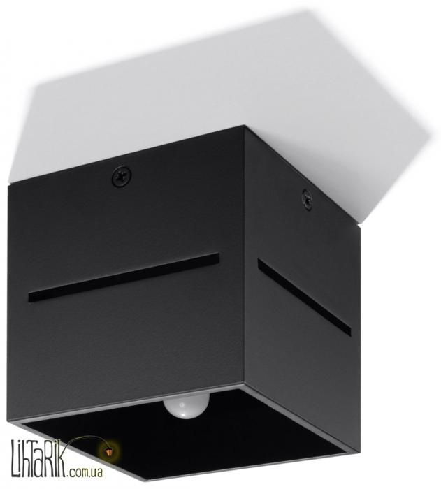 SOLLUX LIGHTING Светильник припотолочный LOBO Czarny SL.0207