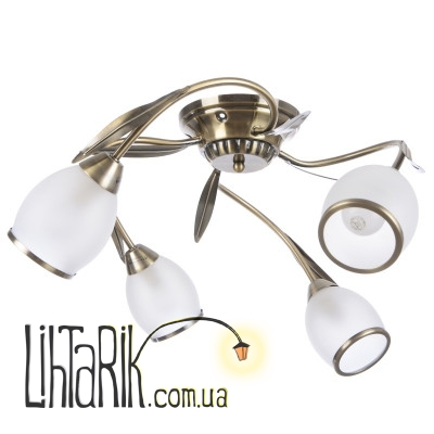 LK-157S/4 AB Люстра потолочная (Brille 187616)