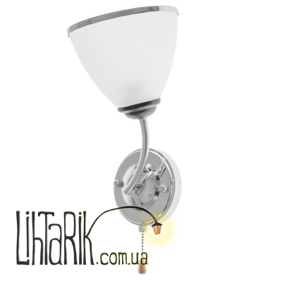 LK-594W/1 E27 CH бра (Brille 26-938)