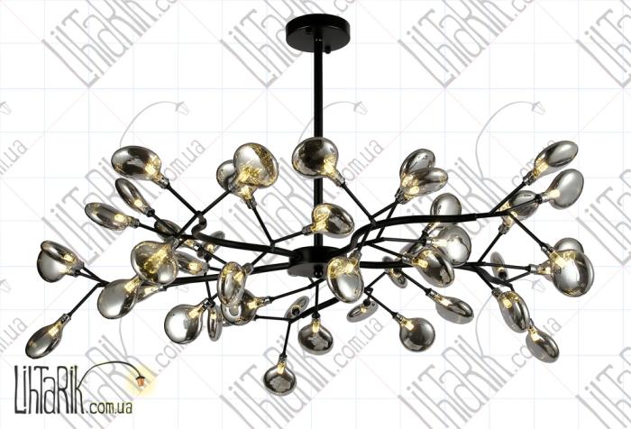 Levistella потолочная люстра 918LP447-45 BK BK (918LP447-45 BK+BK)