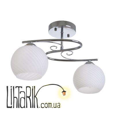 LK-652S/2 E27 CH люстра (23-750)