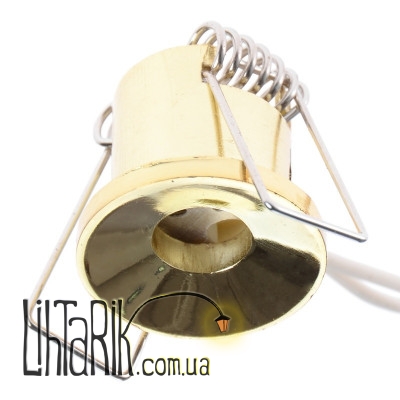 HDL-DJ 10 PB светильник точечный маленький (Brille 163074)