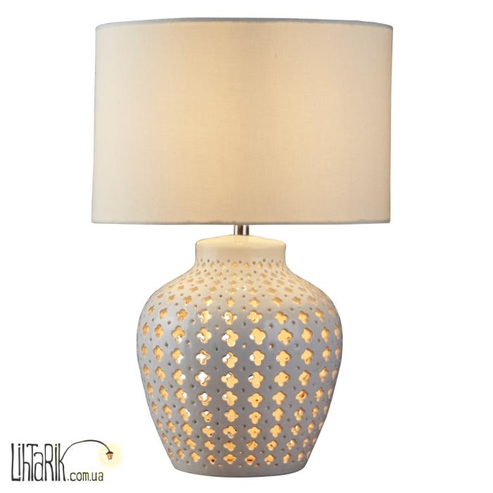 Настольная лампа Searchlight Crochet - EU7155WH