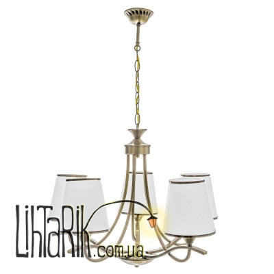 LK-621S/5 E27 AB люстра (Brille 23-268)