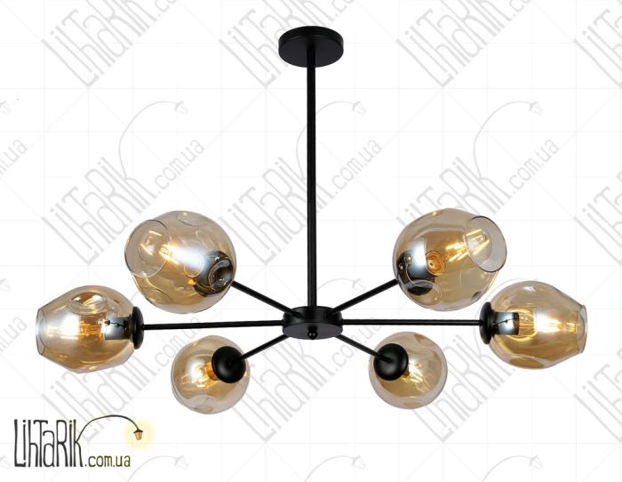 Levistella потолочна люстра 7526039-6 BK BR (7526039-6 BK+BR)