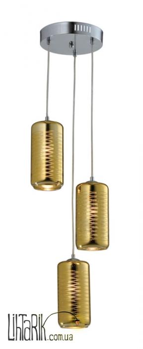Auhilon Светильник подвесной SINA 3L GL (MD12108-3FGR)