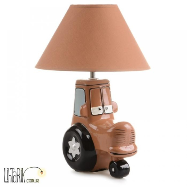 TP-023 E14 BR Настольная лампа для детской "Трактор" (Brille 25-056)