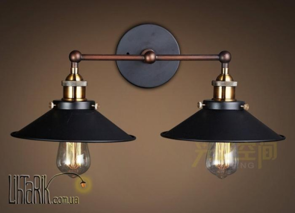 Светильник настенный Carlo De Santi Лофт на 2 лампы 504005928