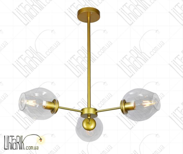 Levistella потолочна люстра 7526039-3 GD CL (7526039-3 GD+CL)