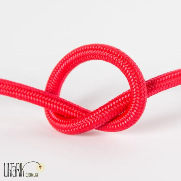 Levistella Провод в тканевой оплетке красный