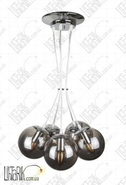 Levistella подвесная люстра 756PR150F-5 CR BK (756PR150F-5 CR+BK)