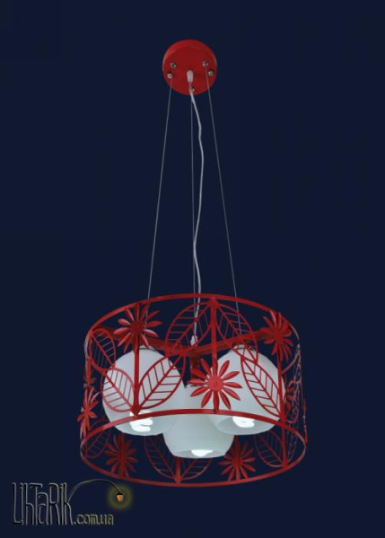 Levistella Подвесная люстра 7076401-3 КРАСНЫЙ