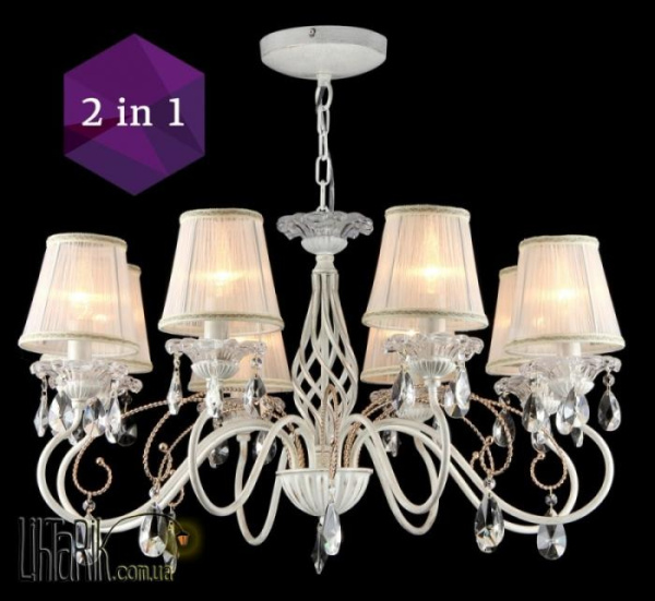 Люстра Bulgarini VD30003-8 WT FGD