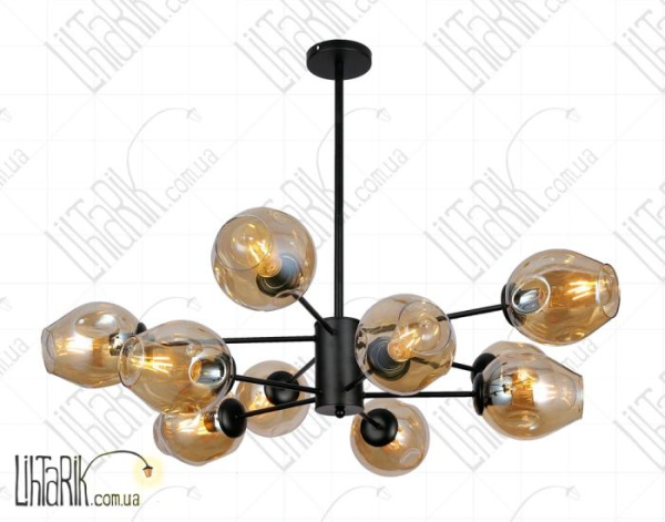 Levistella потолочна люстра 7526035-10 BK BR (7526035-10 BK+BR)