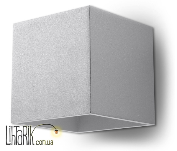 SOLLUX LIGHTING Светильник настенный QUAD 1 Szary SL.0058