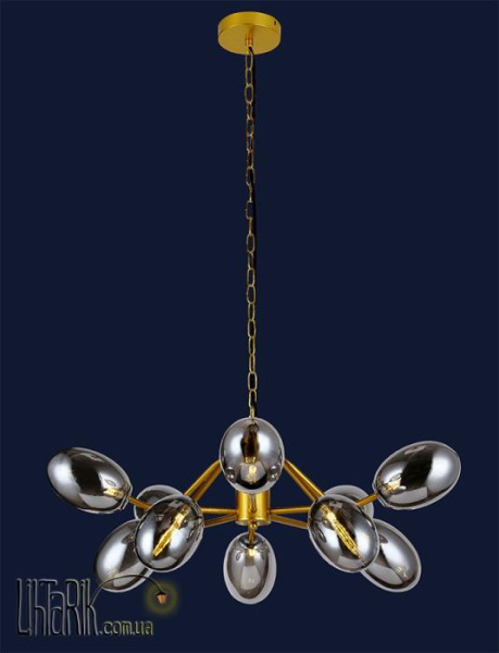 Levistella подвсная люстра 756LPR0235-10 GD BK (756LPR0235-10 GD+BK)