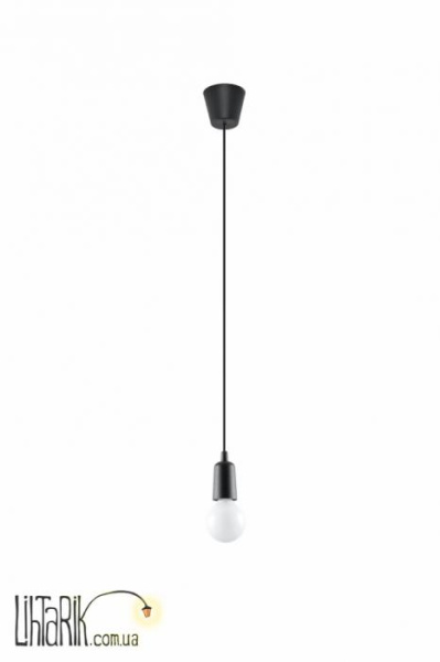 SOLLUX LIGHTING Светильник подвесной DIEGO 1 czarna SL.0572