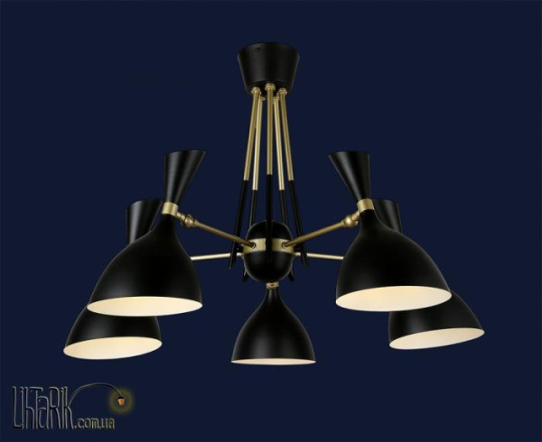 Levistella Подвесная люстра 756LPR1024-5 BK