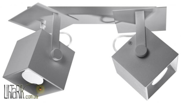 SOLLUX LIGHTING Светильник припотолочный CEDRA 2 Szary SL.0322