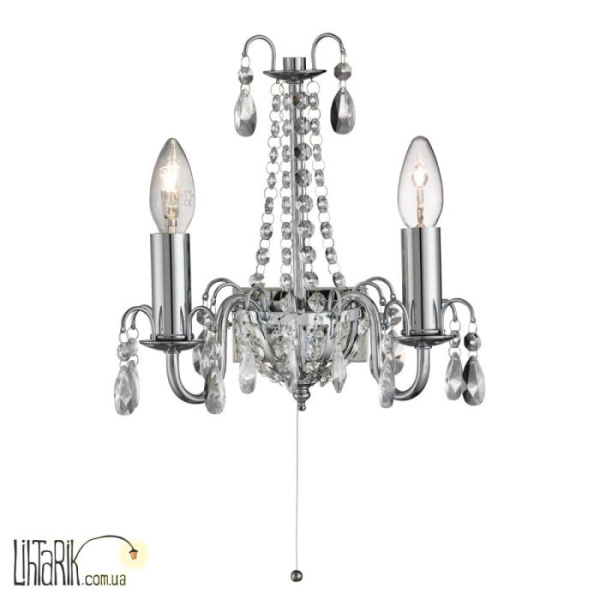 Хрустальное бра Searchlight HAMPTON 5292-2CC