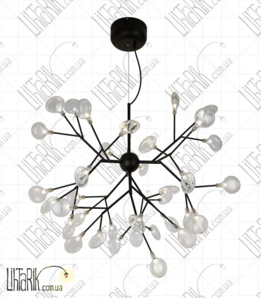 Levistella потолочная подвесная люстра 918LP262-36 BK CL (918LP262-36 BK+CL)