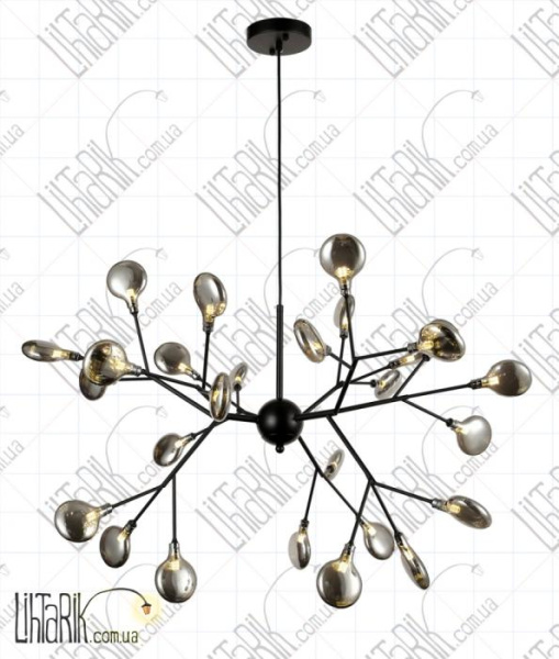 Levistella потолочная подвесная люстра 918LP262-27 BK BK (918LP262-27 BK+BK)