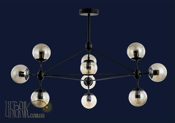 Levistella потолочна люстра 7526030-10 BK+BR