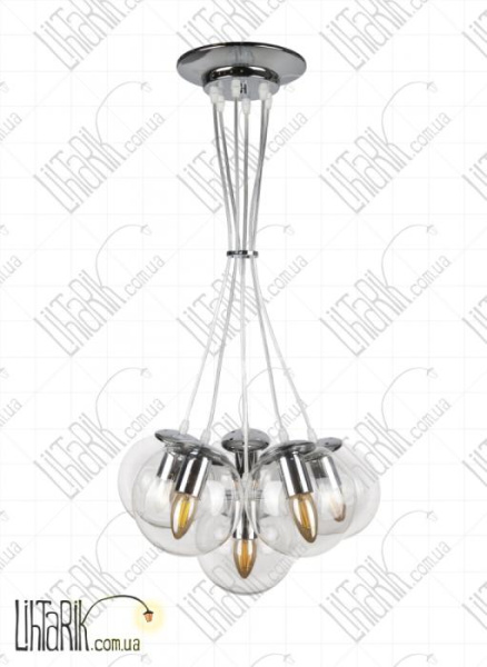 Levistella подвесная люстра 756PR150F-6 CR CL (756PR150F-6 CR+CL)