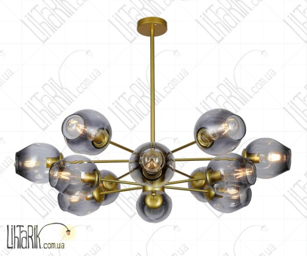 Levistella потолочна люстра 7526035-10 GD BK (7526035-10 GD+BK)