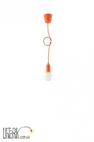 SOLLUX LIGHTING Светильник подвесной DIEGO 1 pomaraczowy SL.0584