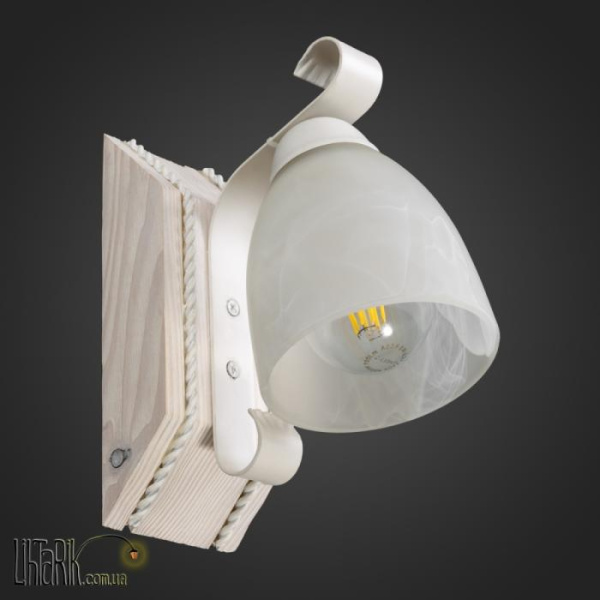 Бра из дерева и стекла Elina-107