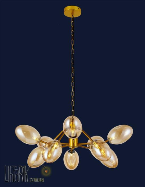 Levistella подвсная люстра 756LPR0235-10 GD BR (756LPR0235-10 GD+BR)