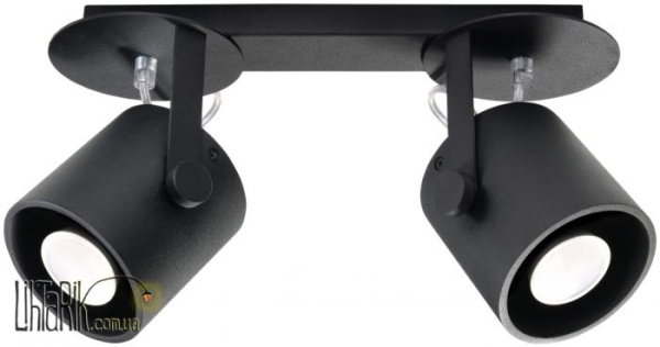 SOLLUX LIGHTING Светильник припотолочный LAROSA 2 Czarny SL.0314