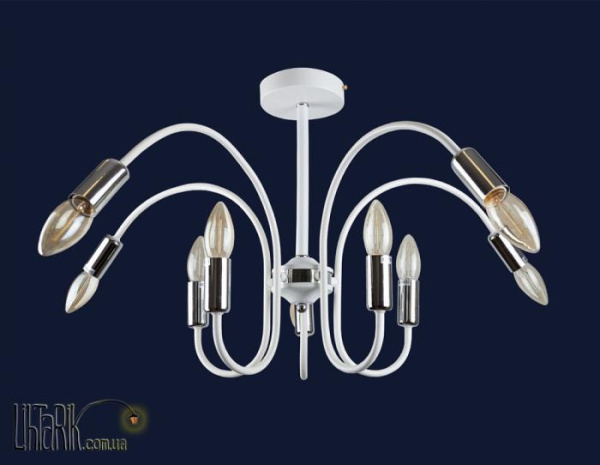 Levistella Люстра 768V8071-10 WH-CR (768V8071-10 BK-GD)