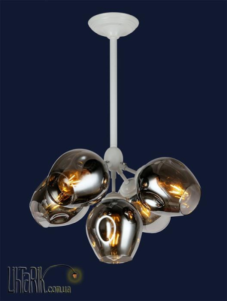 Levistella Подвесная люстра 756LPR660005-5 WH BK (756LPR660005-5 WH+BK)
